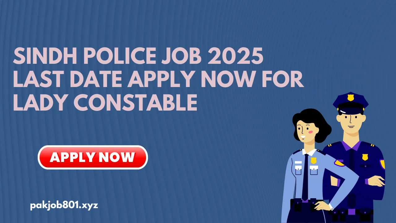 Sindh Police Job